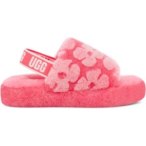 Ugg - Chaussons en Peau de Mouton Fluff Yeah roses TF.35/TUS.3 - Publicité Ugg - Chaussons en Peau de Mouton Fluff Yeah roses TF.35/TUS.3 - Publicité