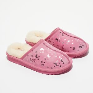 Ugg - Chaussons en Velours de Cuir fourrés Keegan roses TF.33.5/TUS.2 - Publicité Ugg - Chaussons en Velours de Cuir fourrés Keegan roses TF.33.5/TUS.2 - Publicité