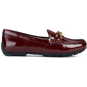 Geox - Mocassins en Cuir verni Kosmopolis bordeaux foncé 36 - Publicité Geox - Mocassins en Cuir verni Kosmopolis bordeaux foncé 36 - Publicité