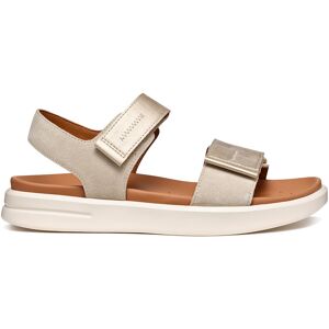 Geox - Sandales en Cuir Xand taupe pâle/doré pâle 37 - Publicité Geox - Sandales en Cuir Xand taupe pâle/doré pâle 37 - Publicité