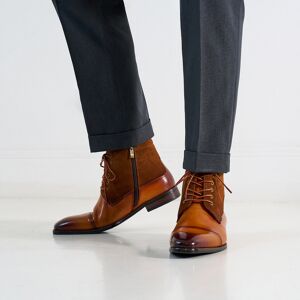 British Passport - Bottines derby à bout droit marron clair 44 - Publicité British Passport - Bottines derby à bout droit marron clair 44 - Publicité