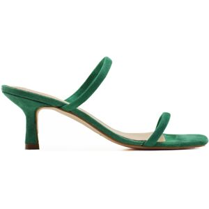 Humat - Sandales CA-1871 en cuir daim vertes clair - Talon : 6cm 35 - Publicité Humat - Sandales CA-1871 en cuir daim vertes clair - Talon : 6cm 35 - Publicité