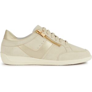 Geox - Sneakers en cuir suédé Myria sable clair 35 - Publicité Geox - Sneakers en cuir suédé Myria sable clair 35 - Publicité