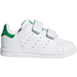 Adidas - Baskets Stan Smith en Cuir à scratch blanc/vert 19 - Publicité Adidas - Baskets Stan Smith en Cuir à scratch blanc/vert 19 - Publicité