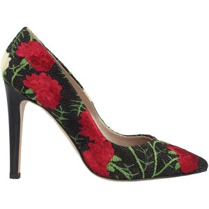 Roberto Botella - Escarpins Flower noir/rouge /blanc Talon 10 cm 35 - Publicité Roberto Botella - Escarpins Flower noir/rouge /blanc Talon 10 cm 35 - Publicité