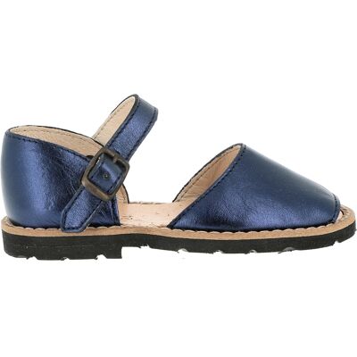Minorquines - Sandales en Cuir Metal bleu marine 20 - Publicité Minorquines - Sandales en Cuir Metal bleu marine 20 - Publicité
