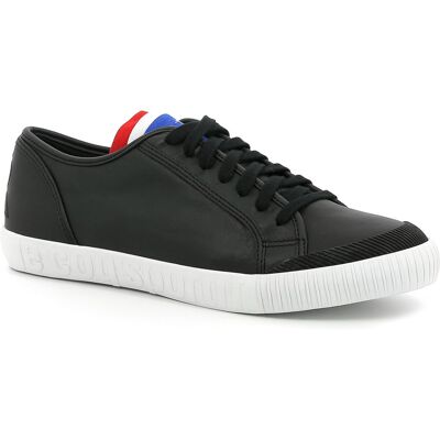 Le Coq Sportif - Baskets en Cuir Nationale Premium noires 40 - Publicité Le Coq Sportif - Baskets en Cuir Nationale Premium noires 40 - Publicité