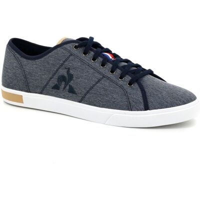 Le Coq Sportif - Baskets en Toile Verdon bleues 40 - Publicité Le Coq Sportif - Baskets en Toile Verdon bleues 40 - Publicité