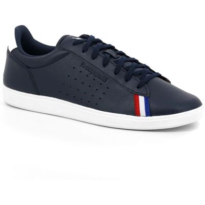 Le Coq Sportif - Baskets Courtstar bleues 40 - Publicité Le Coq Sportif - Baskets Courtstar bleues 40 - Publicité