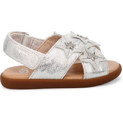 Ugg - Sandales Allairey Stars argentées TF.20.5/TUS.4-5 - Publicité Ugg - Sandales Allairey Stars argentées TF.20.5/TUS.4-5 - Publicité