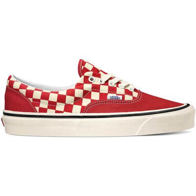 Vans - Sneakers en Toile dammier Era 95 DX rouge/blanc 47 - Publicité Vans - Sneakers en Toile dammier Era 95 DX rouge/blanc 47 - Publicité