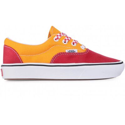 Vans - Sneakers en Toile Lace Mix ComfyCush Era jaune/rouge 35 - Publicité Vans - Sneakers en Toile Lace Mix ComfyCush Era jaune/rouge 35 - Publicité