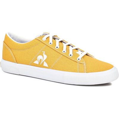 Le Coq Sportif - Baskets en Toile Verdon Plus jaunes 36 - Publicité Le Coq Sportif - Baskets en Toile Verdon Plus jaunes 36 - Publicité