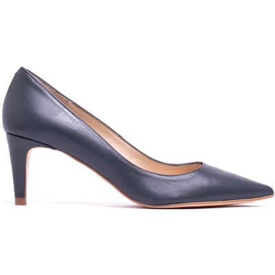 Elodie - Escarpins en Cuir Amanda anthracite - Talon 5 cm 38 - Publicité Elodie - Escarpins en Cuir Amanda anthracite - Talon 5 cm 38 - Publicité