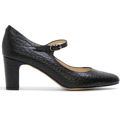 Elodie - Babies en Cuir Gabrielle noires - Talon 5 cm 35 - Publicité Elodie - Babies en Cuir Gabrielle noires - Talon 5 cm 35 - Publicité