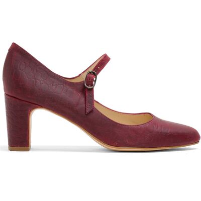 Elodie - Babies en Cuir Gabrielle bordeaux - Talon 5 cm 42 - Publicité Elodie - Babies en Cuir Gabrielle bordeaux - Talon 5 cm 42 - Publicité