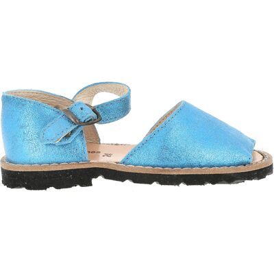 Minorquines - Sandales en Cuir Magic bleues 21 - Publicité Minorquines - Sandales en Cuir Magic bleues 21 - Publicité