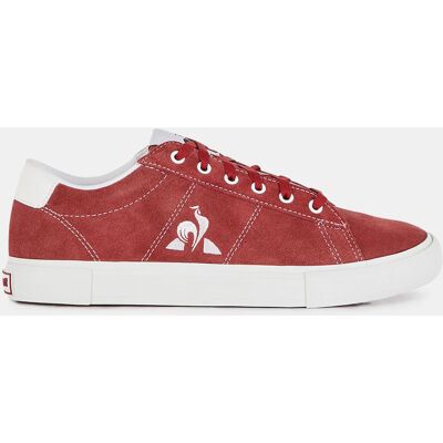 Le Coq Sportif - Baskets en Velours de Cuir Verdon Plus prune 36 - Publicité Le Coq Sportif - Baskets en Velours de Cuir Verdon Plus prune 36 - Publicité
