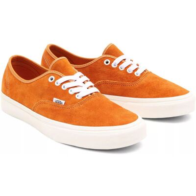 Vans - Sneakers en Velours de Cuir Authentic orange 36,5 - Publicité Vans - Sneakers en Velours de Cuir Authentic orange 36,5 - Publicité