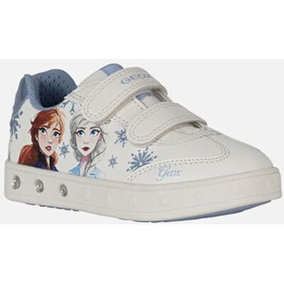 Geox - Sneakers Skylin La reine des neiges blanches 34 - Publicité Geox - Sneakers Skylin La reine des neiges blanches 34 - Publicité
