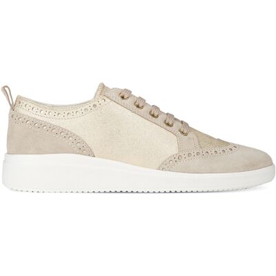 Geox - Sneakers en Velours de Cuir Tahina doré/taupe 35 - Publicité Geox - Sneakers en Velours de Cuir Tahina doré/taupe 35 - Publicité