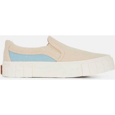 Good News - Slip On en Coton Bio Courtney beige/bleu 37 - Publicité Good News - Slip On en Coton Bio Courtney beige/bleu 37 - Publicité