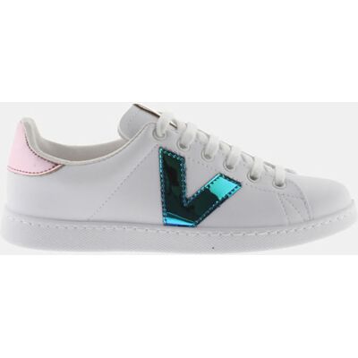 Victoria - Sneakers Lola blanc/vert 29 - Publicité Victoria - Sneakers Lola blanc/vert 29 - Publicité