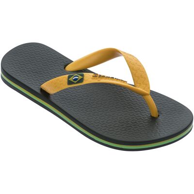 Ipanema - Tongs Clas Brasil Ii vert/jaune T.27/28 - Publicité Ipanema - Tongs Clas Brasil Ii vert/jaune T.27/28 - Publicité