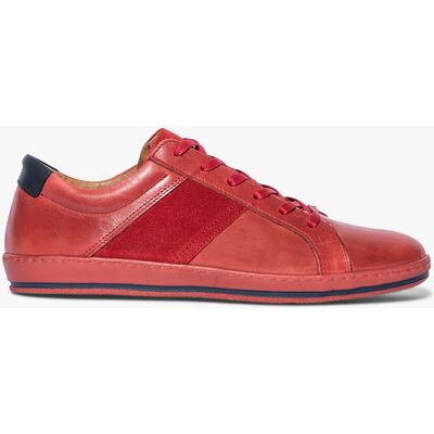 Bocage - Sneakers en Cuir Kalou rouges 40 - Publicité Bocage - Sneakers en Cuir Kalou rouges 40 - Publicité