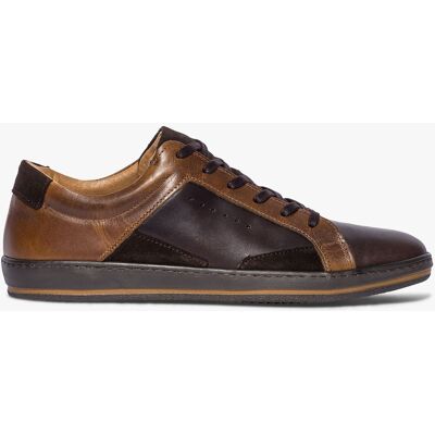 Bocage - Sneakers en Cuir Kuala marron 40 - Publicité Bocage - Sneakers en Cuir Kuala marron 40 - Publicité