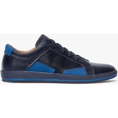 Bocage - Sneakers en Cuir Kuala marine 40 - Publicité Bocage - Sneakers en Cuir Kuala marine 40 - Publicité