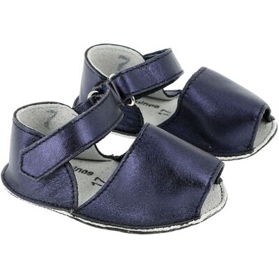 Minorquines - Sandales en Cuir bleues T.15 - Publicité Minorquines - Sandales en Cuir bleues T.15 - Publicité