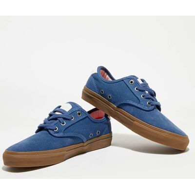 Vans - Sneakers en Toile & Velours de Cuir Chima Ferguson Pro bleues 36,5 - Publicité Vans - Sneakers en Toile & Velours de Cuir Chima Ferguson Pro bleues 36,5 - Publicité