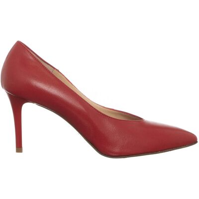 Loretta Pettinari - Escarpins en Cuir Silla rouges - Talon 7 cm 35 - Publicité Loretta Pettinari - Escarpins en Cuir Silla rouges - Talon 7 cm 35 - Publicité