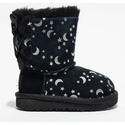 Ugg - Boots fourrées Laine Bailey BoMoon motif étoiles noir/argenté TF.23.5/TUS.7 - Publicité Ugg - Boots fourrées Laine Bailey BoMoon motif étoiles noir/argenté TF.23.5/TUS.7 - Publicité