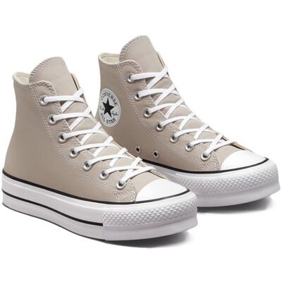 Converse - Baskets Hi All Star Lift beiges 41 - Publicité Converse - Baskets Hi All Star Lift beiges 41 - Publicité