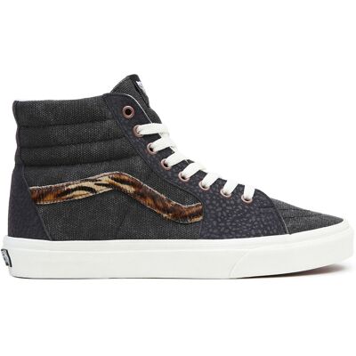 Vans - Sneakers en Cuir & Textile SK8-Hi denim brut 38,5 - Publicité Vans - Sneakers en Cuir & Textile SK8-Hi denim brut 38,5 - Publicité