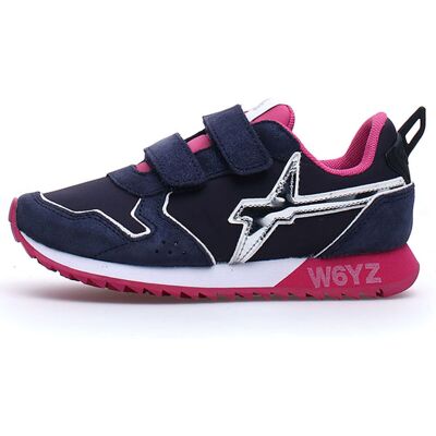 W6YZ - Sneakers en Cuir Jet marine 38 - Publicité W6YZ - Sneakers en Cuir Jet marine 38 - Publicité