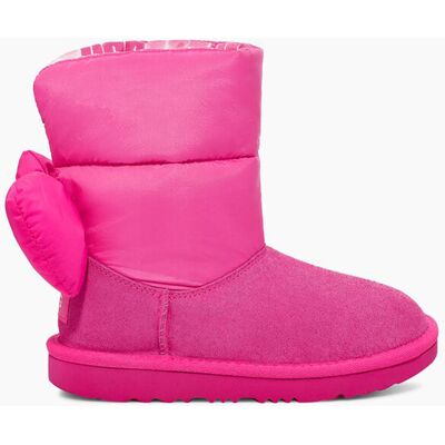 Ugg - Boots en Velours de Cuir & Nylon Bailey Bow Maxi rose TF.22/TUS.6 - Publicité Ugg - Boots en Velours de Cuir & Nylon Bailey Bow Maxi rose TF.22/TUS.6 - Publicité