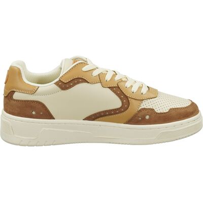 Scotch & Soda - Sneakers en Cuir Bia marron/beige 37 - Publicité Scotch & Soda - Sneakers en Cuir Bia marron/beige 37 - Publicité