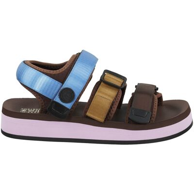 Scotch & Soda - Sandales Baza marron/doré/bleu 40 - Publicité Scotch & Soda - Sandales Baza marron/doré/bleu 40 - Publicité