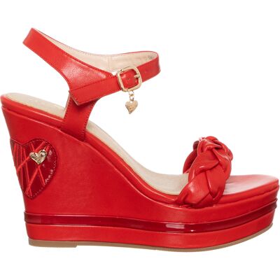 Tua By Braccialini - Sandales Pola rouges - Talon 12 cm 39 - Publicité Tua By Braccialini - Sandales Pola rouges - Talon 12 cm 39 - Publicité