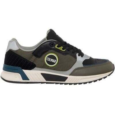 Colmar Chaussures - Sneakers Dalton kaki/noir 40 - Publicité Colmar Chaussures - Sneakers Dalton kaki/noir 40 - Publicité