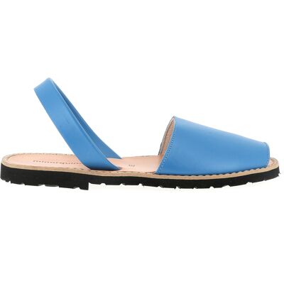 Minorquines - Avarcas en Cuir Capri bleues 37 - Publicité Minorquines - Avarcas en Cuir Capri bleues 37 - Publicité