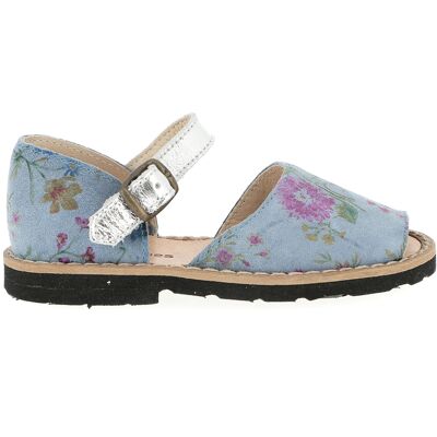 Minorquines - Sandales en Cuir Boucle bleues 26 - Publicité Minorquines - Sandales en Cuir Boucle bleues 26 - Publicité