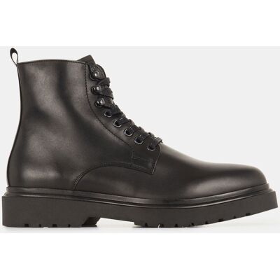 Comptoir GL - Boots à lacets semelle épaisse noires 40 - Publicité Comptoir GL - Boots à lacets semelle épaisse noires 40 - Publicité