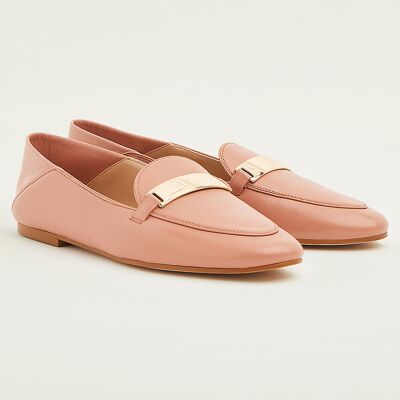 L.K. Bennett - Mocassins en Cuir Paola roses 36 - Publicité L.K. Bennett - Mocassins en Cuir Paola roses 36 - Publicité