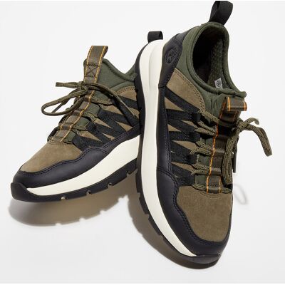 Timberland - Baskets en Velours de Cuir Boroughs vertes TF.40/T.7 - Publicité Timberland - Baskets en Velours de Cuir Boroughs vertes TF.40/T.7 - Publicité