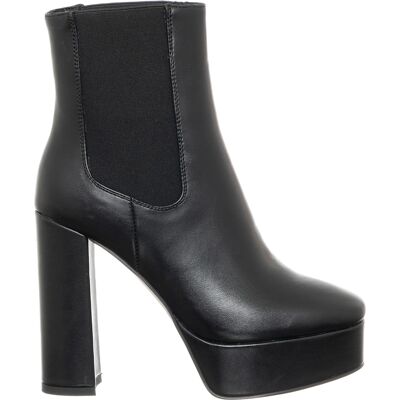Loretta by Loretta - Chelsea Boots Rita noires - Talon 12 cm 37 - Publicité Loretta by Loretta - Chelsea Boots Rita noires - Talon 12 cm 37 - Publicité