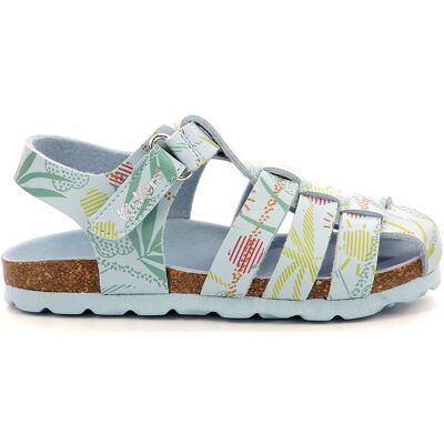 Kickers - Sandales Summertan bleu clair/sunshine 25 - Publicité Kickers - Sandales Summertan bleu clair/sunshine 25 - Publicité